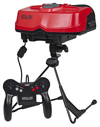 Nintendo's 1995 attempt at VR, the Virtual Boy