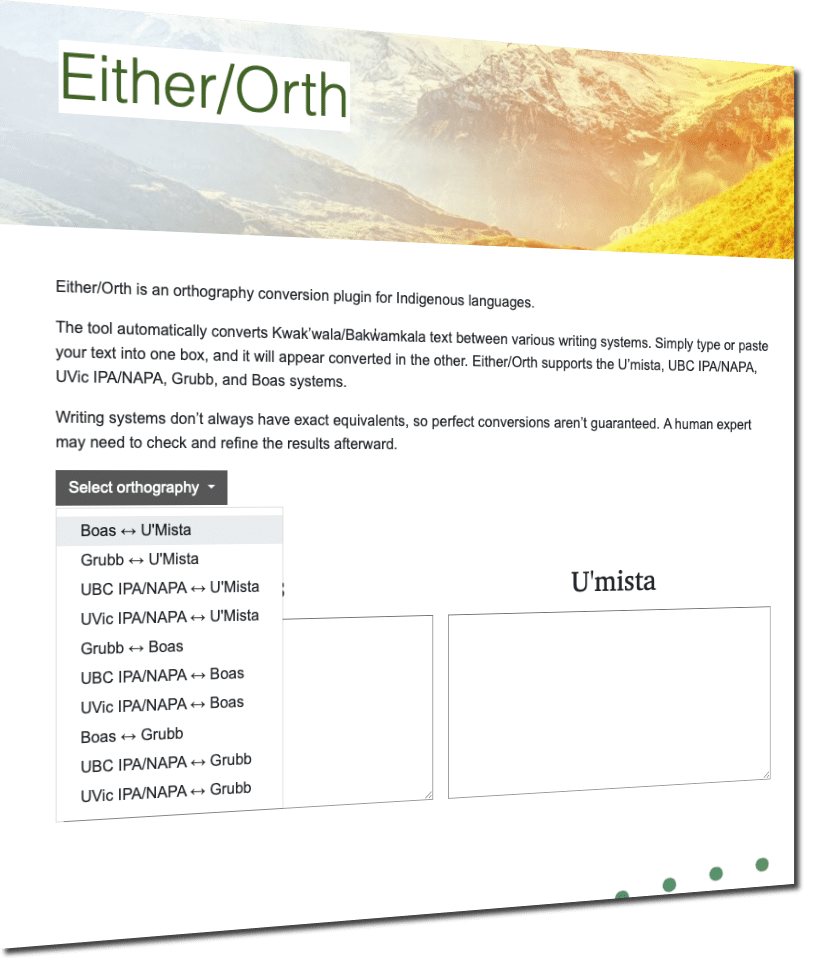 Either/Orth WordPress plugin on Pathwise website