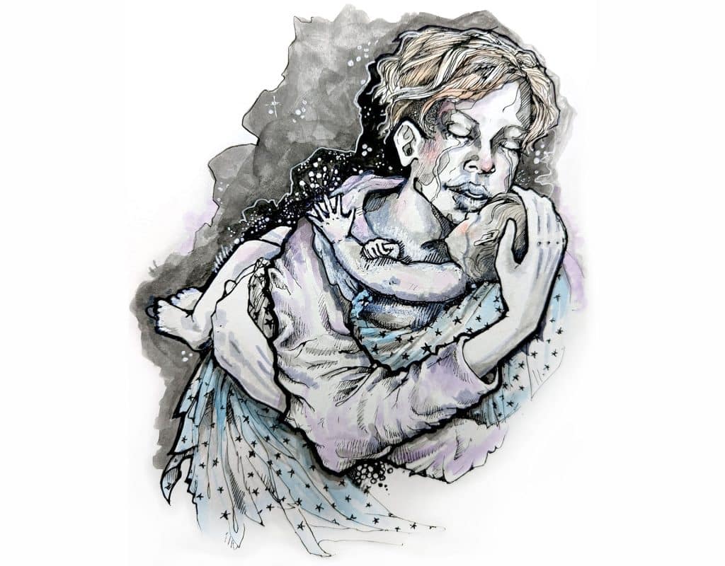 Custom artwork by Hawkfeather Peterson for the Trauma & Healing Module